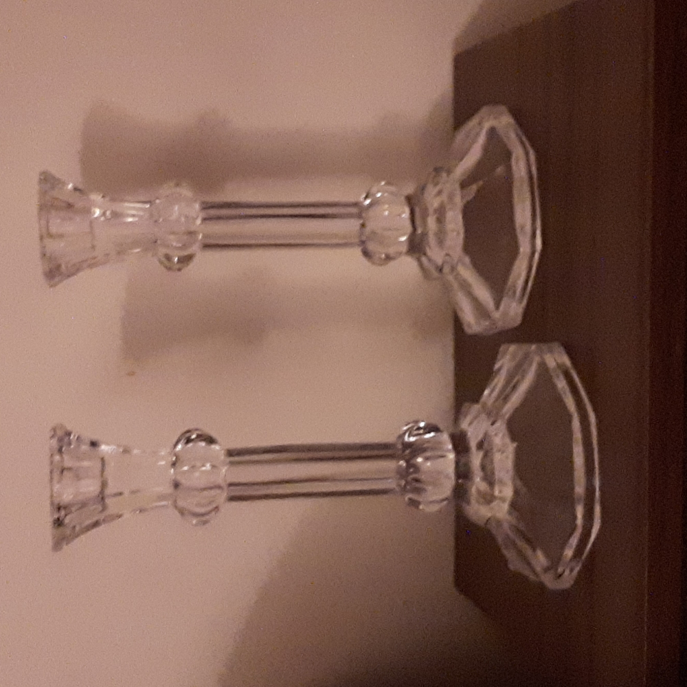 Crystal Clear Candlesticks